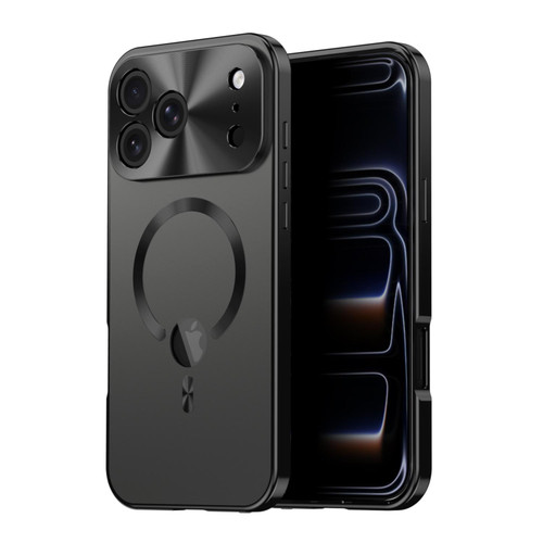 iPhone 17 Pro Max Privacy Screen Film Full Cover MagSafe Phone Case - Black