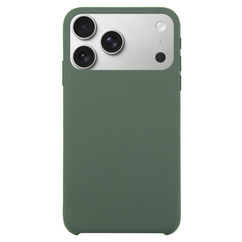 iPhone 17 Pro Max Solid Silicone Phone Case - Dark Green