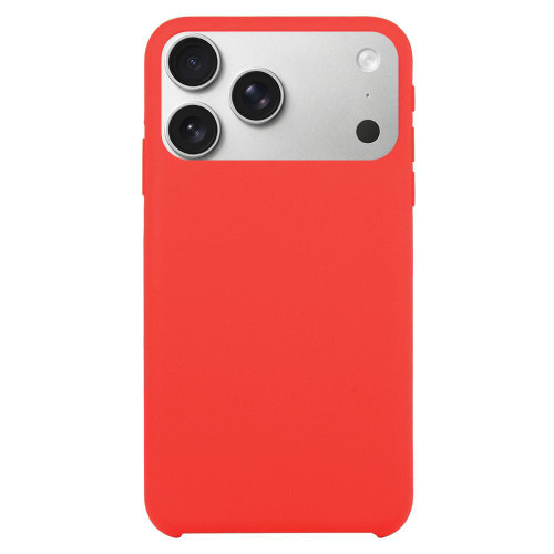 iPhone 17 Pro Max Solid Silicone Phone Case - Red