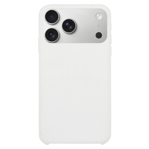 iPhone 17 Pro Max Solid Silicone Phone Case - White
