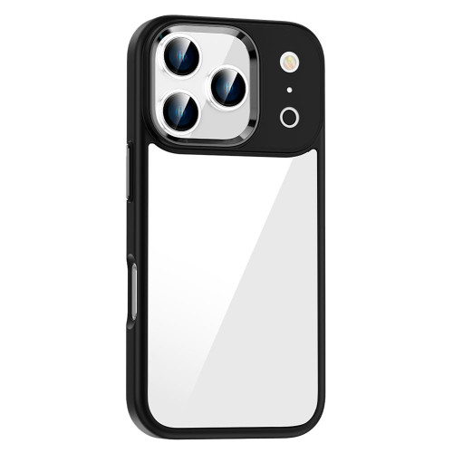 iPhone 17 Pro Anti-fingerprint Highly Transparent PC Phone Case - Black