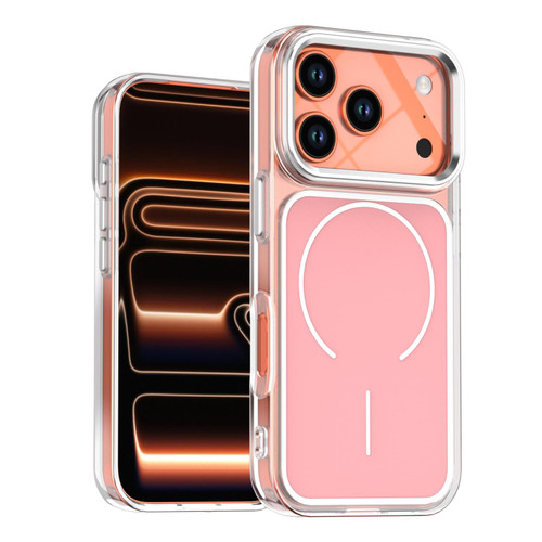 iPhone 17 Pro Bright Shadow Two-color MagSafe Magnetic Phone Case - Pink