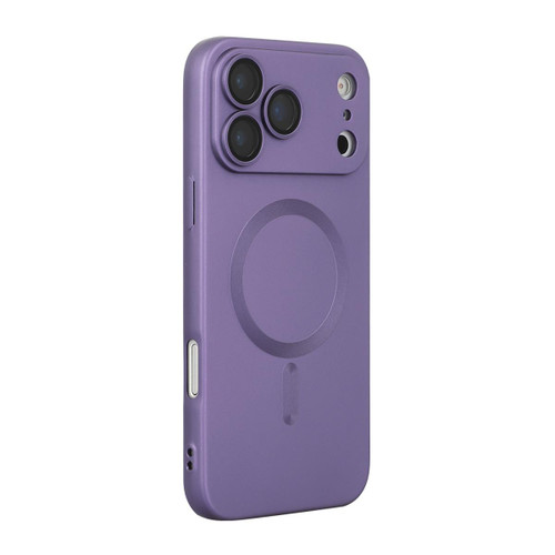 iPhone 17 Pro ENKAY MagSafe Matte TPU Phone Case with Lens Film - Purple