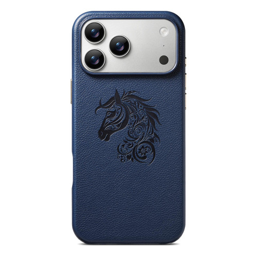 iPhone 17 Pro ESEBLE B1 Five Flowered Horse Phone Case - Navy Blue