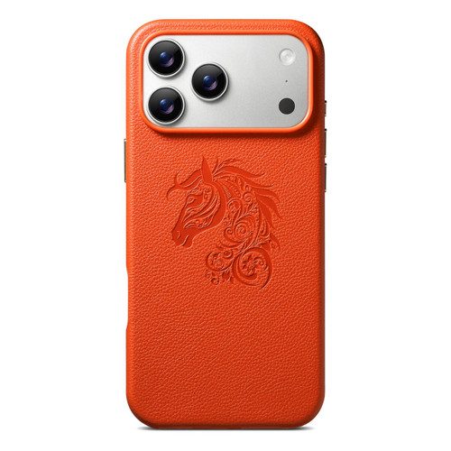 iPhone 17 Pro ESEBLE B1 Five Flowered Horse Phone Case - Orange