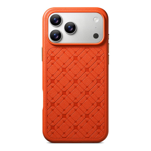 iPhone 17 Pro ESEBLE B2 Starlight Plaid Phone Case - Orange