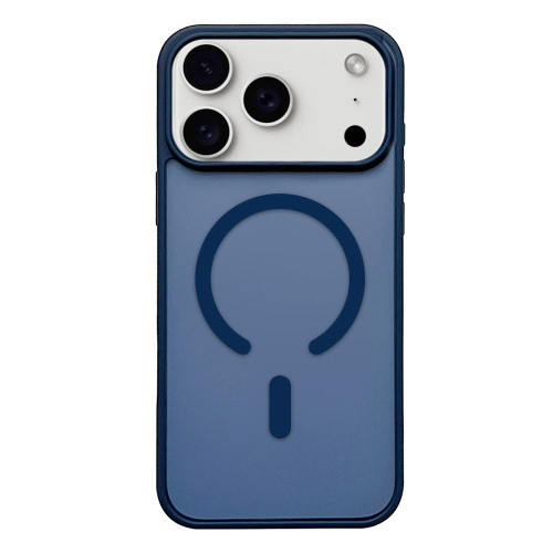 iPhone 17 Pro Frosted Skin Feel MagSafe Phone Case - Dark Blue