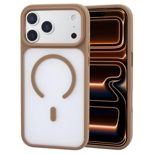 iPhone 17 Pro GEBEI Jazz Series Skin Feel Frosted MagSafe Phone Case - Brown