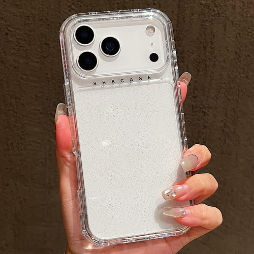 iPhone 17 Pro Glitter Powder 3-in-1 TPU + PC Phone Case - Transparent