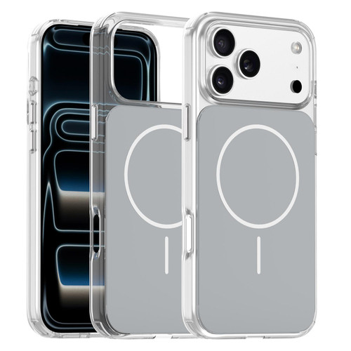 iPhone 17 Pro Gold-Orange Original Color MagSafe Shockproof Phone Case - Grey