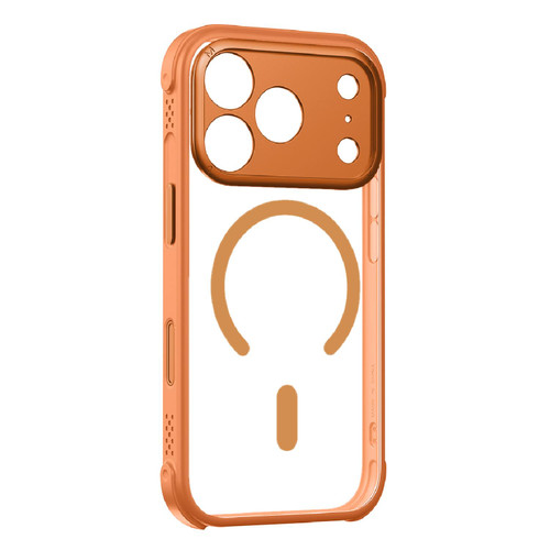 iPhone 17 Pro MOMAX Airbag Shockproof MagSafe Phone Case - Orange