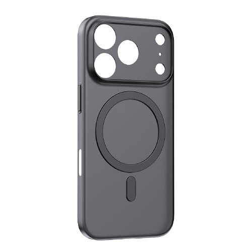 iPhone 17 Pro MOMAX Ultra-thin Magnetic MagSafe PC Phone Case - Transparent Black