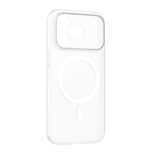 iPhone 17 Pro MOMAX Ultra-thin Magnetic MagSafe PC Phone Case - Transparent White