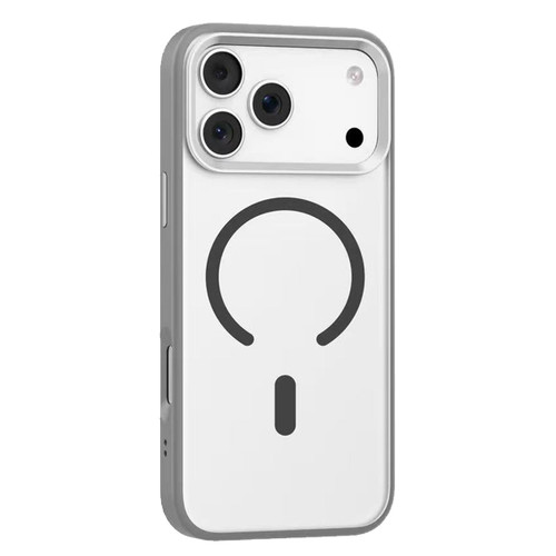 iPhone 17 Pro Mutural Mist MagSafe Series Magnetic PC Hybrid TPU Phone Case - Grey