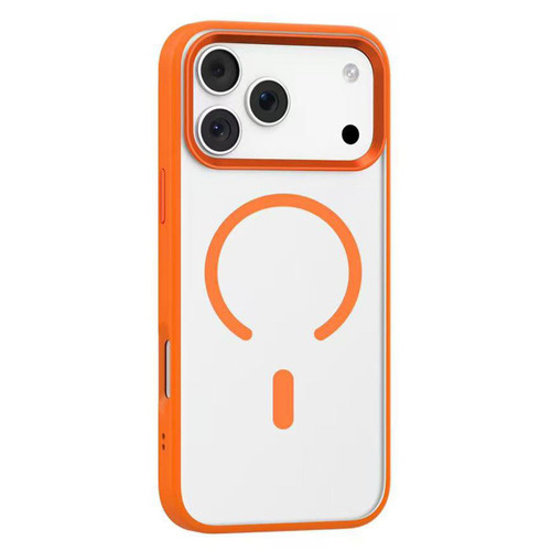 iPhone 17 Pro Mutural Mist MagSafe Series Magnetic PC Hybrid TPU Phone Case - Orange