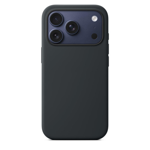 iPhone 17 Official Lanyard Hole Liquid Silicone Phone Case - Black