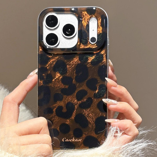 iPhone 17 Pro Premium Brown Leopard Print TPU Phone Case
