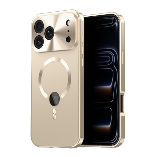 iPhone 17 Pro Privacy Screen Film Full Cover MagSafe Phone Case - Gold