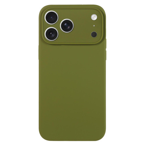 iPhone 17 Pro Pure Color Liquid Silicone Fine Pore Phone Case - Pine Forest Green