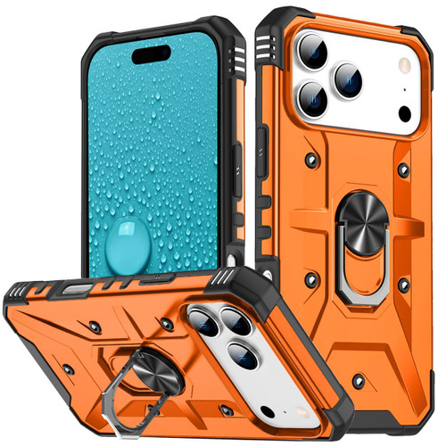 iPhone 17 Pro Ring Holder Phone Case - Orange