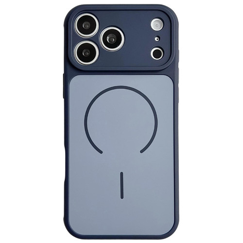 iPhone 17 Pro Skin Feel Color Blocking Cooling Magnetic Phone Case - Royal Blue