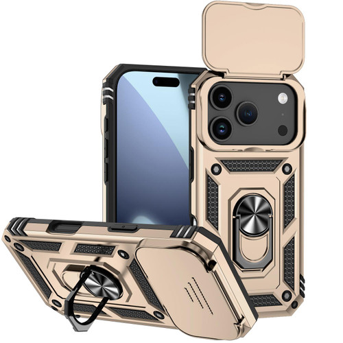 iPhone 17 Pro Sliding Camshield Holder Phone Case - Gold