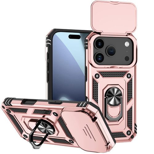 iPhone 17 Pro Sliding Camshield Holder Phone Case - Rose Gold
