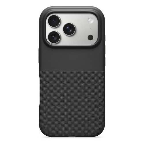 iPhone 17 Pro Super Magnetic 2-in-1 Silicone Shockproof Phone Case with AI Camera Button - Black