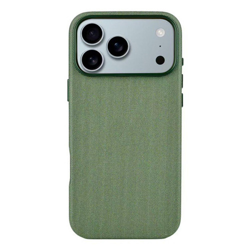iPhone 17 Pro Tech Textured Hollow MagSafe PC Phone Case, No AI Camera Button - Green