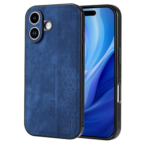 iPhone 17 AZNS 3D Embossed Skin Feel Phone Case - Sapphire Blue