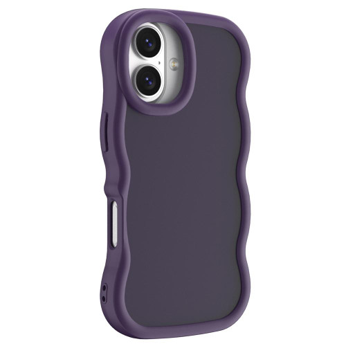 iPhone 17 Big Wave Skin Feel Phone Case - Purple