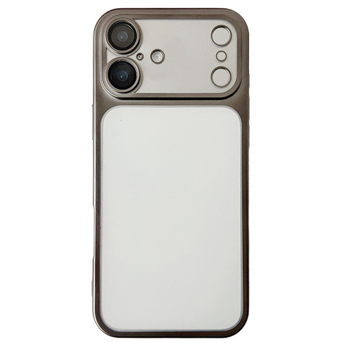 iPhone 17 Change to 17 Series Electroplated Frosted TPU Phone Case - Grey