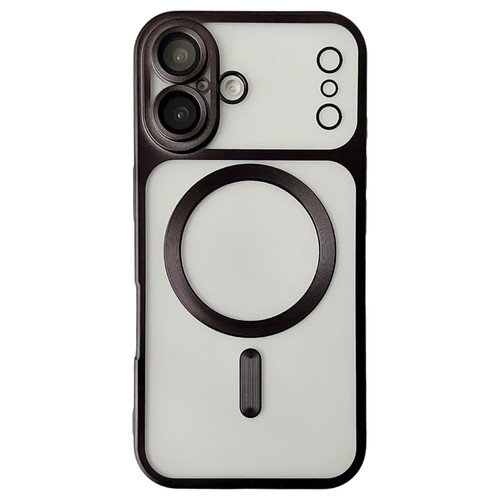 iPhone 17 Change to 17 Series Magnetic MagSafe Frosted TPU Phone Case - Black