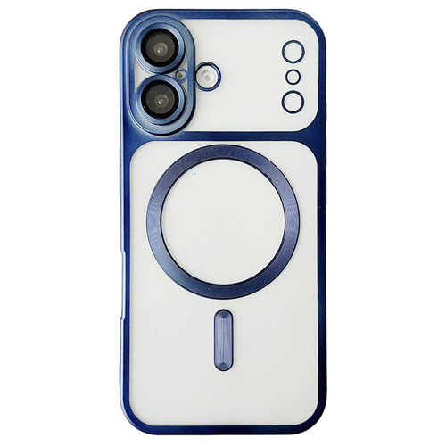 iPhone 17 Change to 17 Series Magnetic MagSafe Frosted TPU Phone Case - Blue