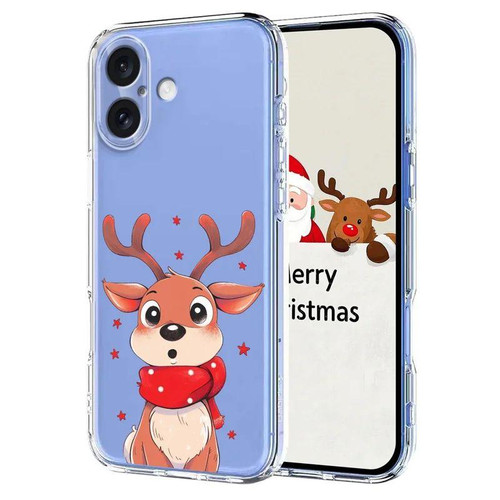 iPhone 17 Christmas-themed Printed TPU Phone Case - Christmas Elk