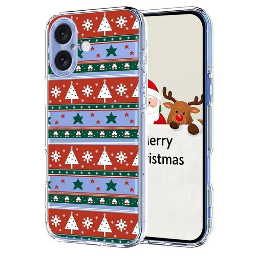 iPhone 17 Christmas-themed Printed TPU Phone Case - Christmas Ribbons
