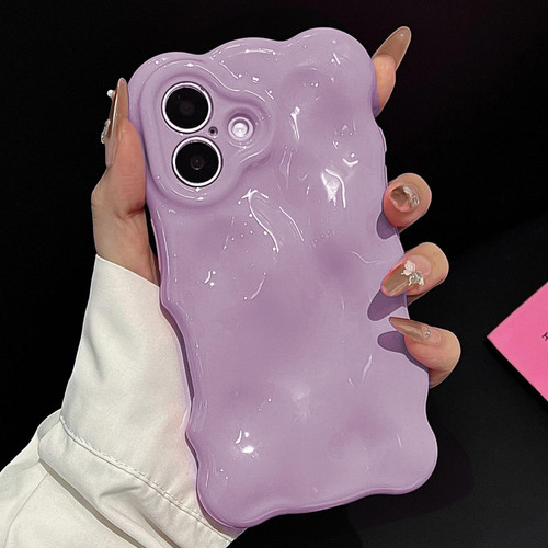 iPhone 17 Cloud-Style TPU Shockroof Phone Case - Purple