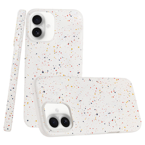 iPhone 17 Colorful Inkjet Magnetic MagSafe PC Phone Case - White
