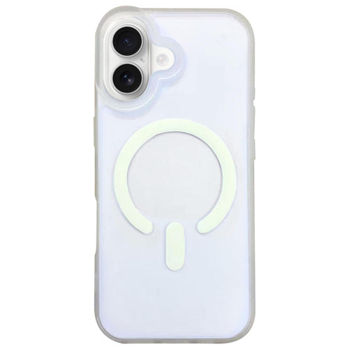 iPhone 17 Dual-Side Frosted MagSafe Clear Phone Case - White