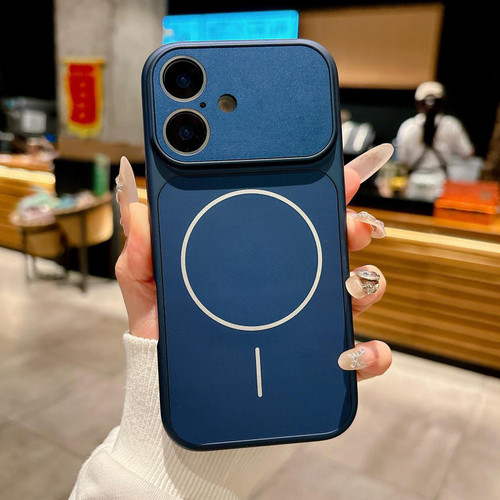 iPhone 17 Dunjia Organic Silicone MagSafe Shockproof Phone Case - Blue