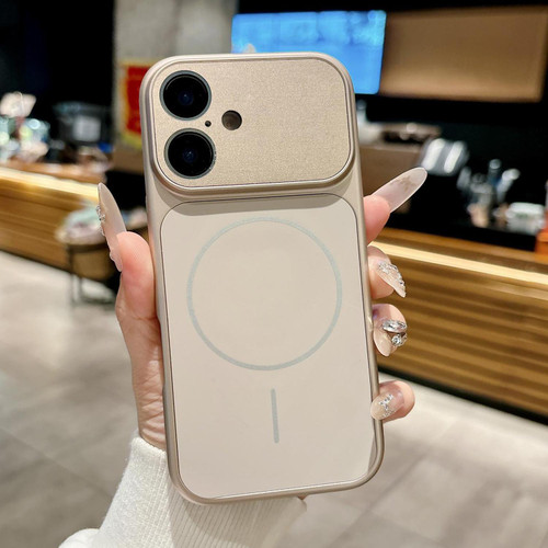 iPhone 17 Dunjia Organic Silicone MagSafe Shockproof Phone Case - Gold