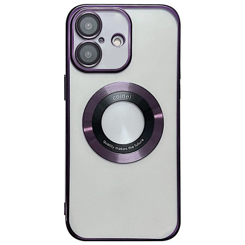 iPhone 17 Electroplating Magsafe TPU Phone Case - Purple