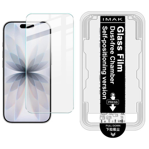 iPhone 17 imak Dust-free Chamber Locator H Series Tempered Glass Film
