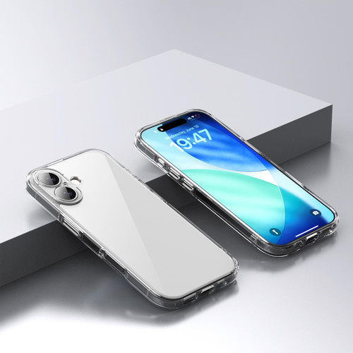 iPhone 17 iPAKY Aurora Series Shockproof PC + TPU Protective Phone Case - Transparent