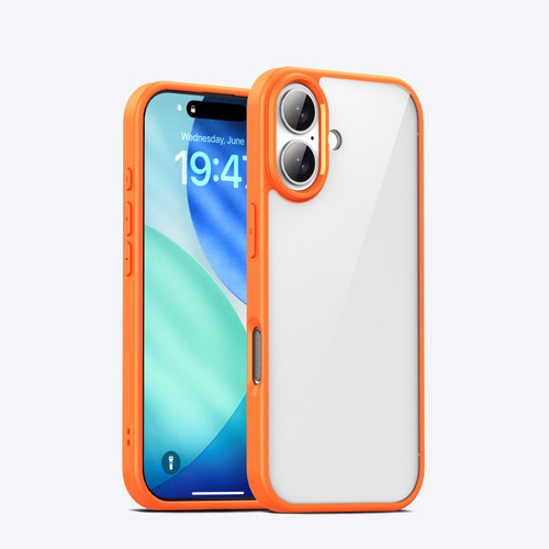 iPhone 17 iPAKY Bright Color Series Shockproof PC+TPU Phone Case - Orange