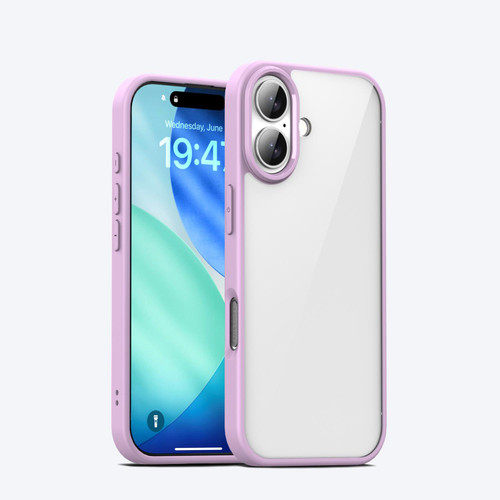 iPhone 17 iPAKY Bright Color Series Shockproof PC+TPU Phone Case - Pink