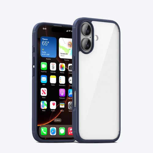 iPhone 17 iPAKY YJ Series Transparent PC+TPU Phone Case - Blue