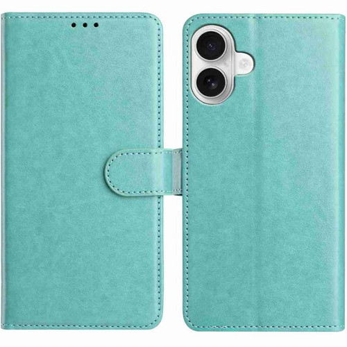 iPhone 17 Lambskin 8-card Slot Leather Phone Case - Green