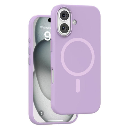 iPhone 17 Mutural Karen Series Liquid Silicone MagSafe Phone Case - Purple