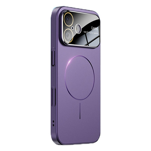iPhone 17 Oil-sprayed Skin Feel Magsafe Shockproof Phone Case - Purple